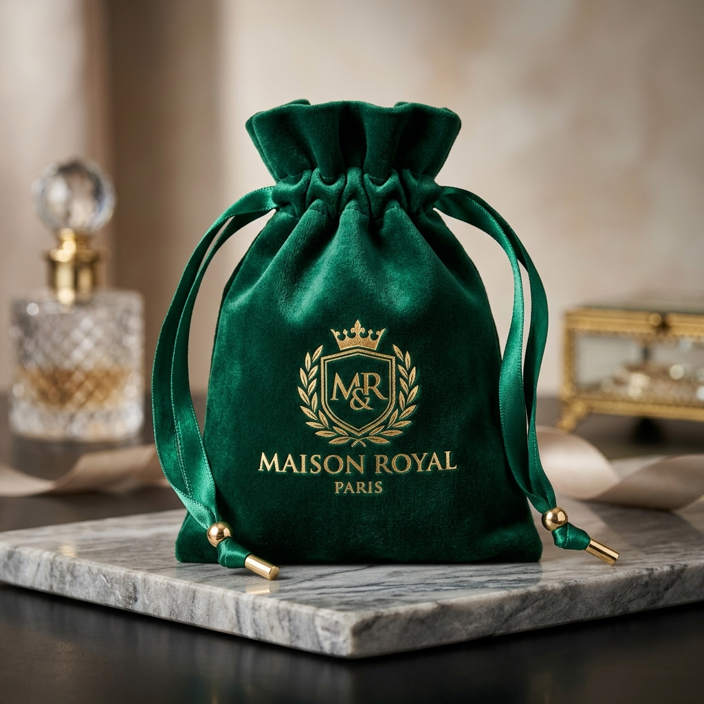 Custom Luxury Velvet Jewelry Bag